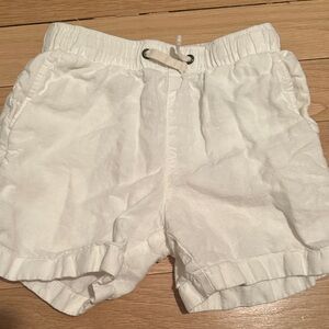 White linen Shorts